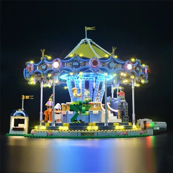 

LED Light Kit For Creator Expert The New Carousel Light Set Compatible With 10257 (NOT Include The Model)