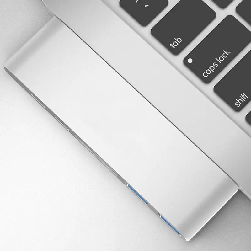 Интеллектуальная док-станция для ноутбука из алюминиевого сплава USB 3,1 type C концентратор USB 3,0 PD кардридер адаптер для MacBook Pro