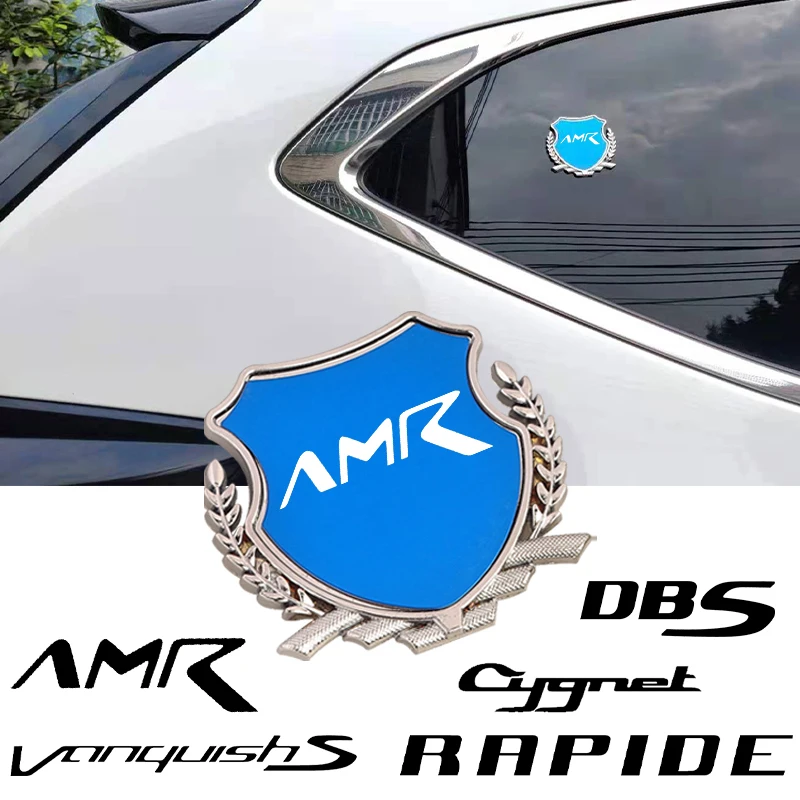 Adesivo 3D Adesivo Per Emblema Automatico Per Aston Martin Amr Cygnet Db9 Dbs Rapide V8 Vantage Zag Ato Rapides Vip Badge Car Styling