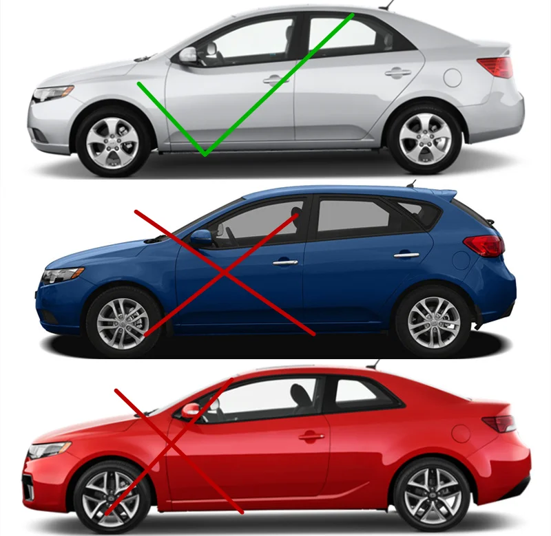 Fivefinger 4x Автомобильные Брызговики для 2010-2013 Kia Forte/K3/Cerato 4 передние задние брызговики Брызговики автомобильные брызговики