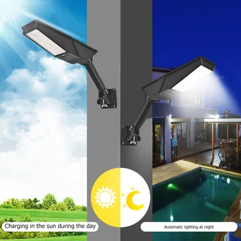 

24LED Solar Street Light Motion Sensor Yard Wall Lamp 3 Modes Outdoor Radar PIR Solar Power LED Waterproof Easy Installation