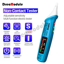 

VC1017 Non-contact Pen Style LED Lights Electric Tools Sensor Tester Alarm Digital Intelligent AC Power Outlet Voltage Meter