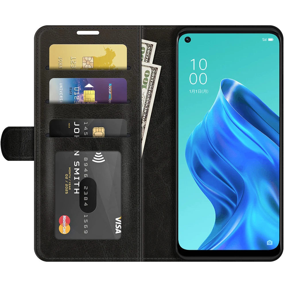 CPH2199 Case for OPPO Reno5 A 5G (6.5in) A101OP Cover Wallet Card 