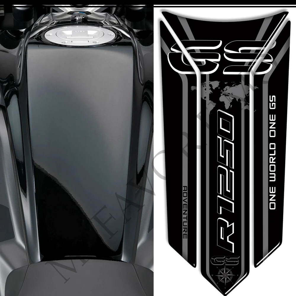 

Tank Pad Protector Stickers Decal ADV Adventure Fuel Oil For BMW R1250GS R1250 R 1250 GS GSA HP