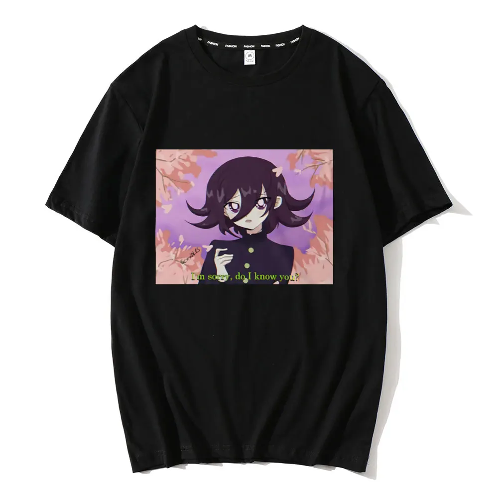 90s Ouma Kokichi футболка Danganronpa аниме V3 Футболка Мужская хлопковая футболки