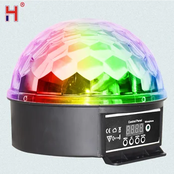 

Disco Ball Strobe Light,Car Interior Atmosphere Dj Light Sound Active Function Remote Control For Camping Party