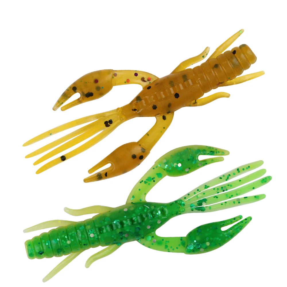 1pc Fishing Lure High Quality Silicone 9 Colors Toughness Lifelike