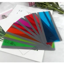 8 шт./упак. большой Размеры руководство чтения полосы освещения Цветной накладки яркая закладка для чтения отслеживания линейки для Dyslexics