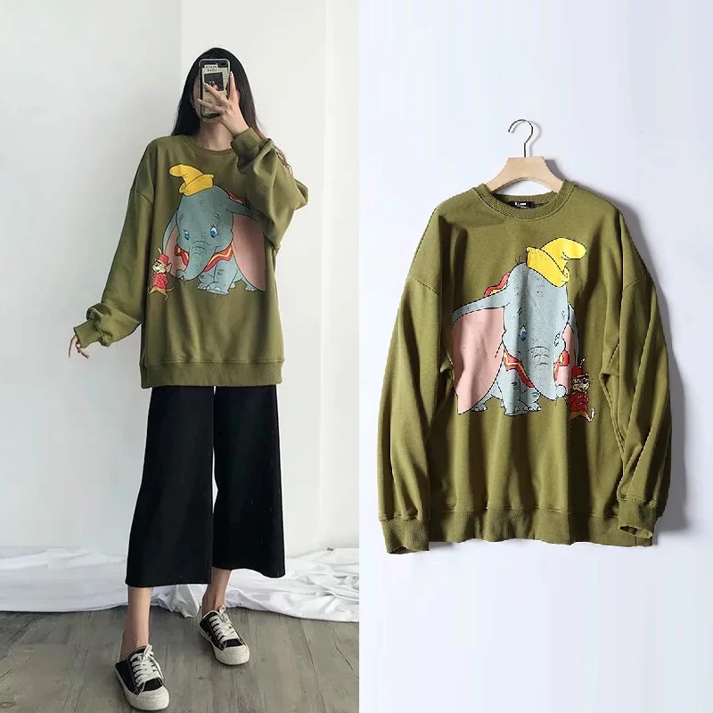 QQ0418 Sweatshirt Женская футболка, модная толстовка, толстовки с капюшоном «Король Лев», одежда, пуловер, уличная одежда с рисунком, осень, с капюшоном, большие размеры - Цвет: QQ0418 Sweatshirt