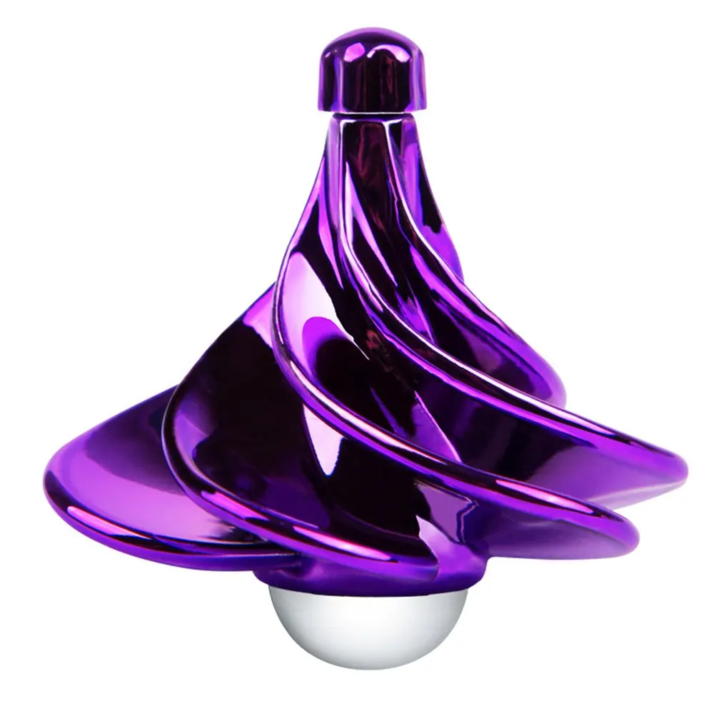 purple Спиннинг Топ и пальчиковые Скалки игрушка для детей ветер удар поворот Непоседа-Спиннер развивающий подарок для детей - Цвет: purple
