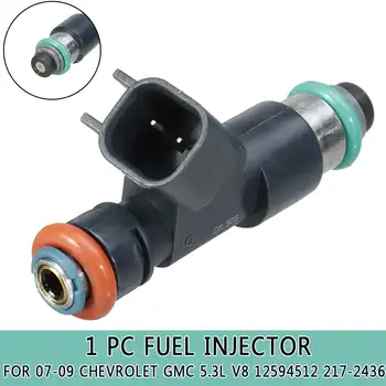

New #12594512 217-2436 1PC/8PCS Fuel Injector For Chevrolet for GMC 5.3L V8 2007 2008 2009 PN:FJ977 67578 Car Replacement