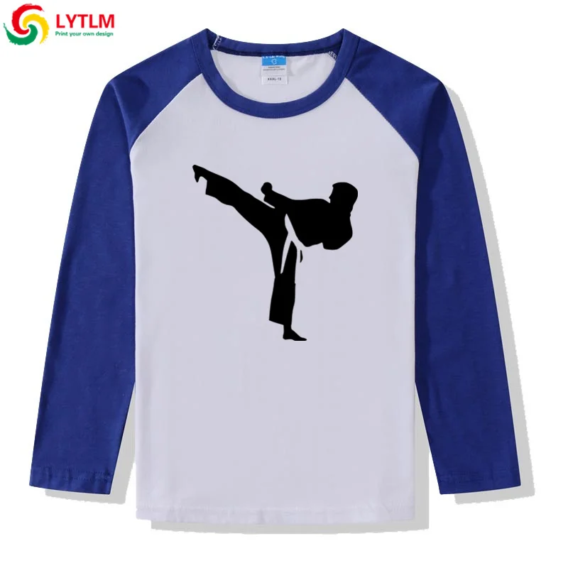 LYTLM топы для маленьких мальчиков с длинным рукавом зима 2019 Shotokan Karate рубашка Kyokushin