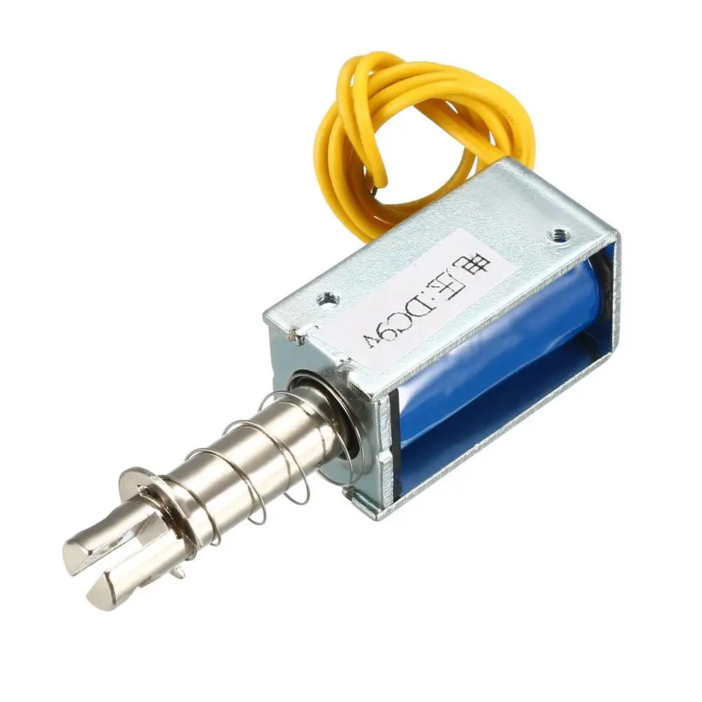 UXCELL тянуть Тип соленоид Электромагнит постоянного тока 3/9/12/24V 120g 3/5/10 мм открытая рамка линейного движения для дома Приспособления торговый автомат