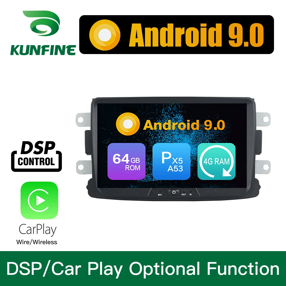 Flash Deal Android 9.0 Octa Core 4GB RAM 64GB ROM Car DVD GPS Multimedia Player Car Stereo for Renault Duster 2014 2015 2016 Raido 8