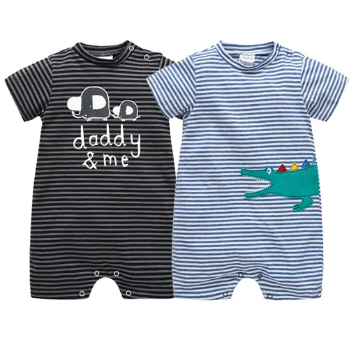 119098 Коллекция года, одежда для малышей 2 предмета, roupa de bebes, комбинезоны для новорожденных девочек возрастом от 0 до 3 месяцев, летний хлопковый комбинезон с короткими рукавами - Color: 119098