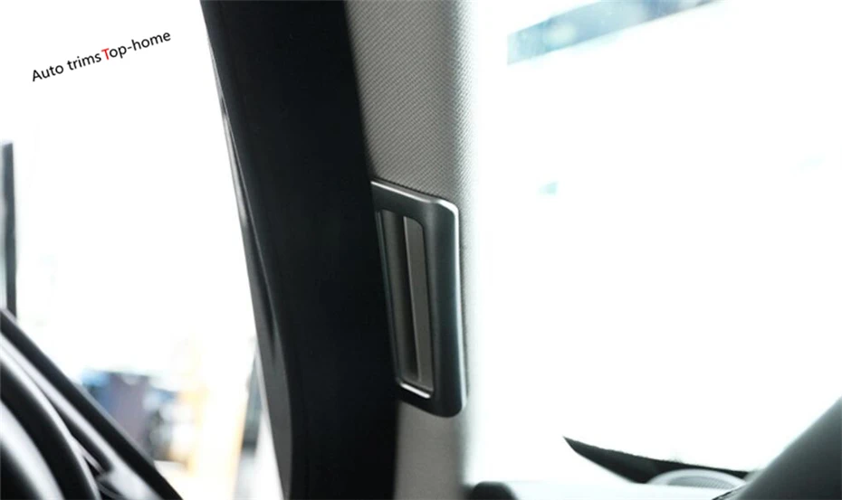 Yimaautoпланки внутренняя оконная стойка выход кондиционера вентиляционное отверстие крышка отделка Подходит для Jaguar XF- ABS внутренние молдинги