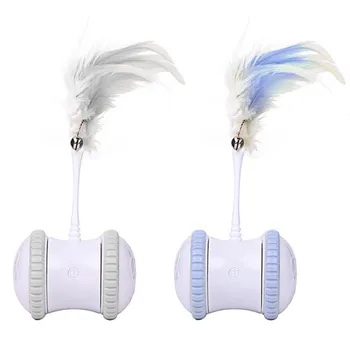 

Electronic Pet Cat Toy,Smart Automatic Cat Teaser,Interactive Robot Cat Toy Pet Cat Feather Funny Cat Stick Car Funny Cats1