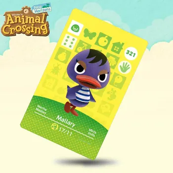 

321 Mallary Animal Crossing Card Amiibo Cards Work for Switch NS 3DS Games