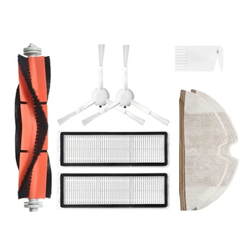 

8Pcs Replacement Parts Kit for Xiaomi Mijia 1C Robot Accessories Side Roller HEPA Filter Main Brush Mop