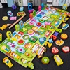 Montessori Educational Wood Toy Multifunctional Character Cognitive Shape Matching Building Block Animal Fishing Busy Board Toys 1