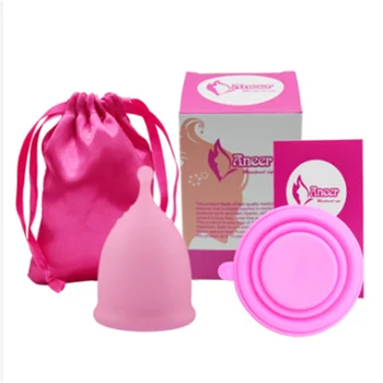 

Women Lady period cup Medical Grade Silicone Menstrual Cup Feminine hygiene menstrual cup Period