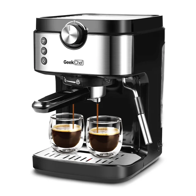 Cafetera Espresso 20 Bar, Máquina De Espresso Profesional Para Café Con  Espumador De Leche Al Vapor, Máquina Compacta Para Cappuccino Y Latte Con  Pantalla Táctil (ESS3)