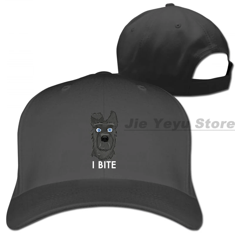 Chief Bites(Isle of Dogs) Baseball cap men women Trucker Hats fashion adjustable cap - Цвет: 1-Black