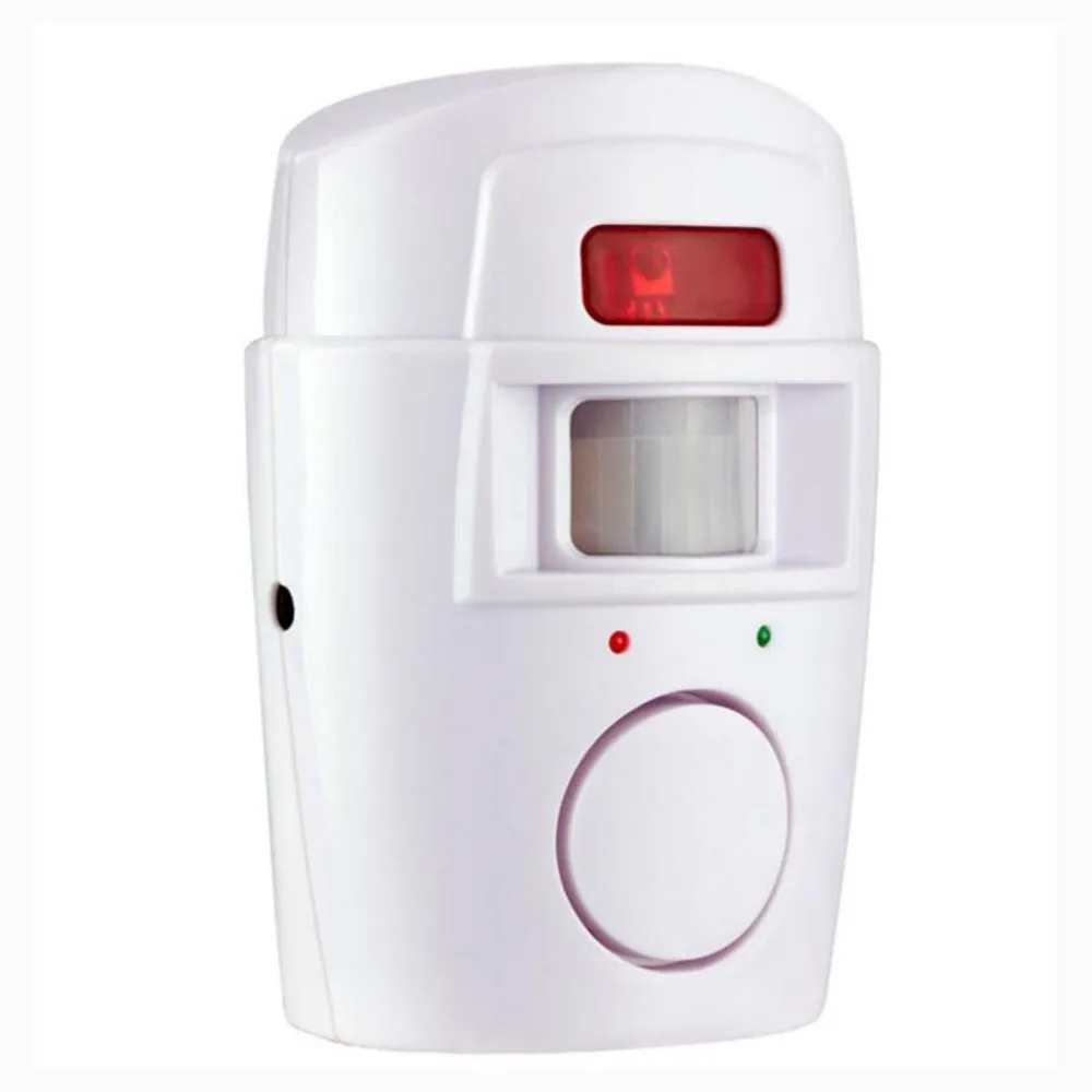 PIR Motion Sensor Alarm Wireless Home Garage Caravan 2 Remote Controls Security PIR Motion Detectors for Home Caravans