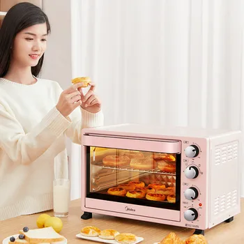

220V Household Baking Multi-Function Fully Automatic 35L Large Capacity Electric Oven Bakery Pizza Oven Toaster Oven