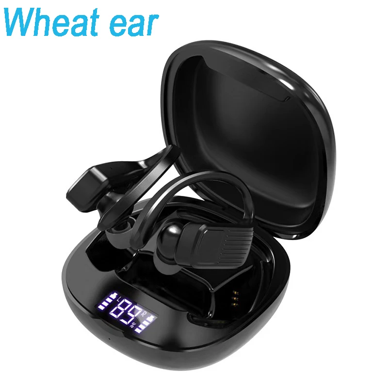 TWS 5 0 bluetooth настоящая беспроводная гарнитура крючок для гарнитуры спортивная