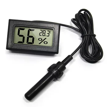 

High Precision Digital Thermometer Hygrometer Embedded Two button Offices