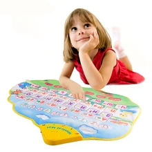 Музыкальный Игровой коврик Русский язык Детский обучающий Алфавит мягкий коврик развивающие игрушки