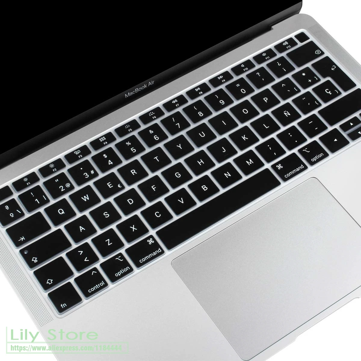 Испанский для MacBook Air 13 силиконовый чехол для клавиатуры защита кожи для новейшего Macbook Air 13,3 дюймов retina A1932