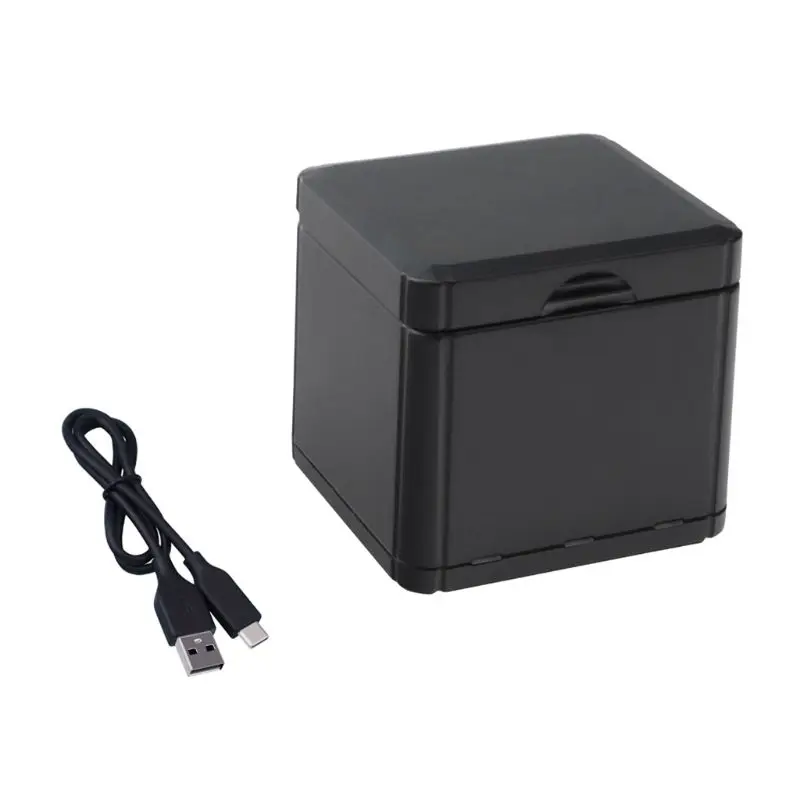 3 Battery Smart QC 3.0 Fast Charger USB Charging Box with Data Cable for OSMO ACTION Sports Camera Accessories