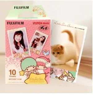 Оригинальная пленка Fujifilm Instax mini, 10 листов, мгновенная пленка mini 8 mini 9 фото для 7s 70 SP-1 SP-2, моментальная фотокамера Polariod - Цвет: twin star