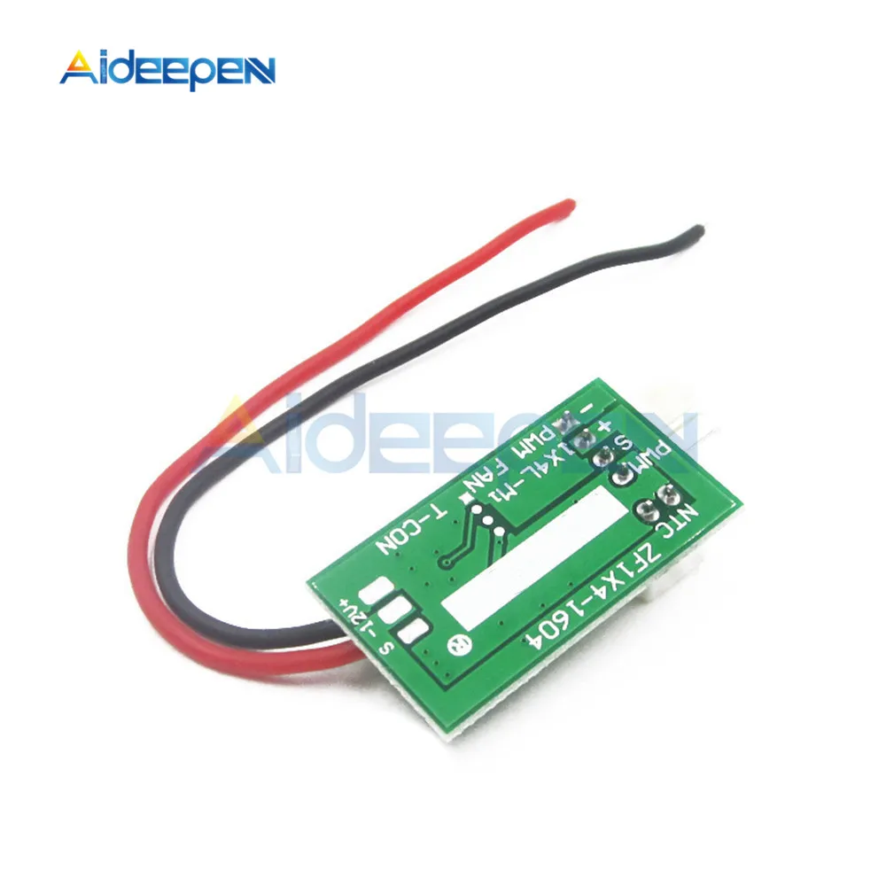 DC 12V 4 Wire PWM Fan Temperature Control Speed Controller Governor Regulator for PC Computer CPU Fan Cooler Alarm Module Board dc motor speed controller motor speed controller electric motor speed controller fan speed controller