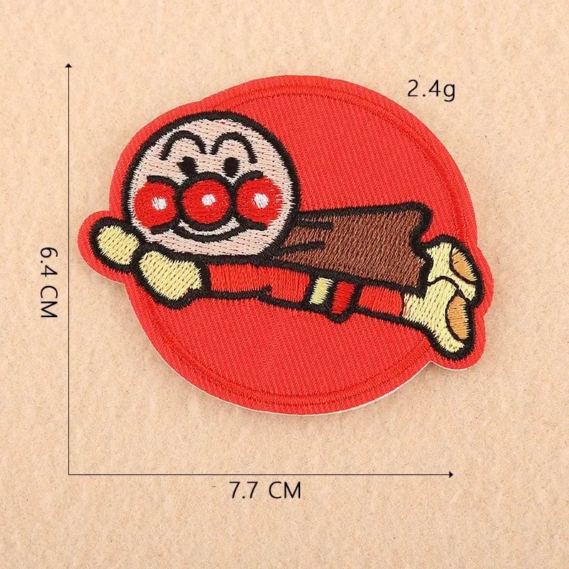 19 Мультяшные комиксы Anpanman, нашивки с железной вышивкой, нашивки для одежды, Diy наклейки, аксессуары для одежды - Цвет: 19