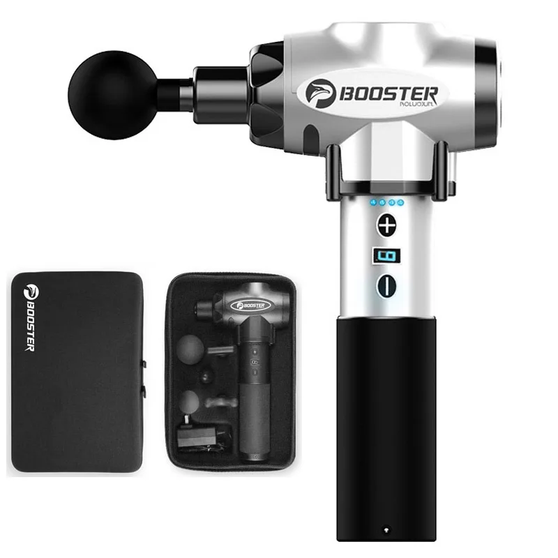

2019 Now theragun 24V super low noise and long working vibrating deep therapy body/muscle massage gun/ gun massager Booster E