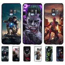 Роскошный чехол Marvel для samsung Galaxy S6 S7 Edge S8 S9 S10 Plus Lite Note 8, 9, 10, A30, A40, A50, A60, A70, M10, M20, чехол для телефона, задняя крышка, etui, coque, Капа, чехол, с рисунком, модный мальчик, с рисунком, крутым человеком-пауком "Халк", "фильма «Дэдпул»; рубашки