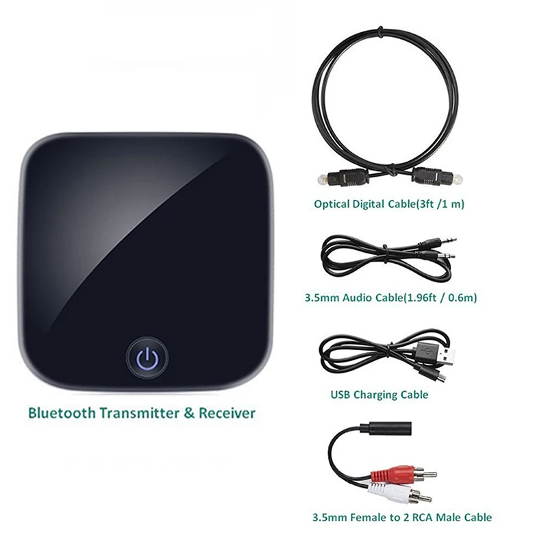 Bluetooth 5,0 передатчик приемник CSR адаптер APTX беспроводной tereo аудио адаптер 3,5 мм AUX USB разъем/SPDIF для ТВ ПК автомобильный динамик