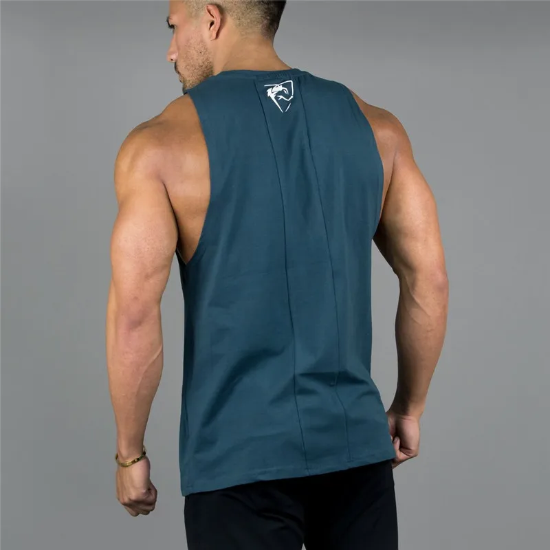 ALPHALETE новинка 2019 пляжная мода майка для тренажерного зала мужская хлопок без