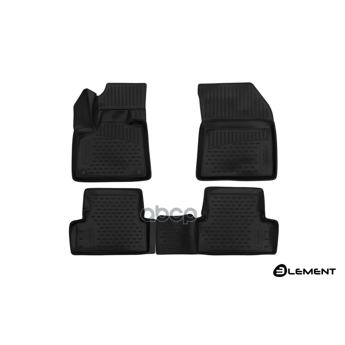 Коврики 3d В Салон Peugeot 3008,-, Suv, 4 Шт.(Полиуретан) ELEMENT арт. ELEMENT3D3835210k