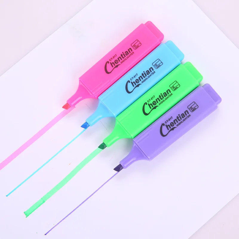 

Fluorescent Highlighter Marker Pen Korean High-capacity Candy Color Scented Highlighter for School Supplies K1485 K