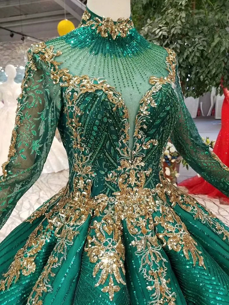 BacklakeGirls Vestidos De Fiesta De Noche вечерние платья с длинным высоким воротом и длинным рукавом, мусульманское вечернее платье с блестками на заказ