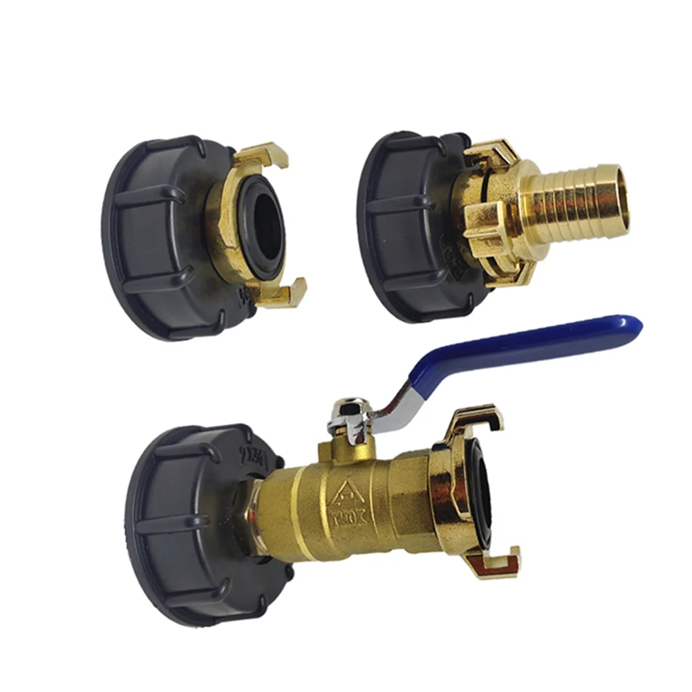 IBC T-barrel Connector S60 X 6 Thick Wire T-barrel Accessories Geka Head T-barrel Family Garden Water Connector