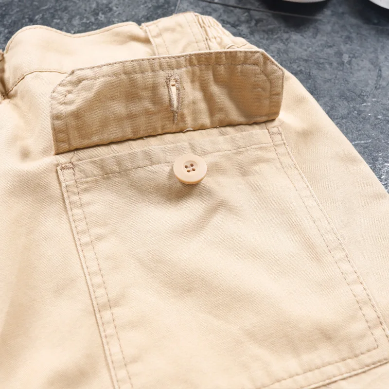 5XL мужские Мульти-карманные грузовые штаны Демисезонный хлопковый дышащий износостойкий брюки комбинезоны для прогулок пешком на открытом воздухе спортивные мешковатые штаны