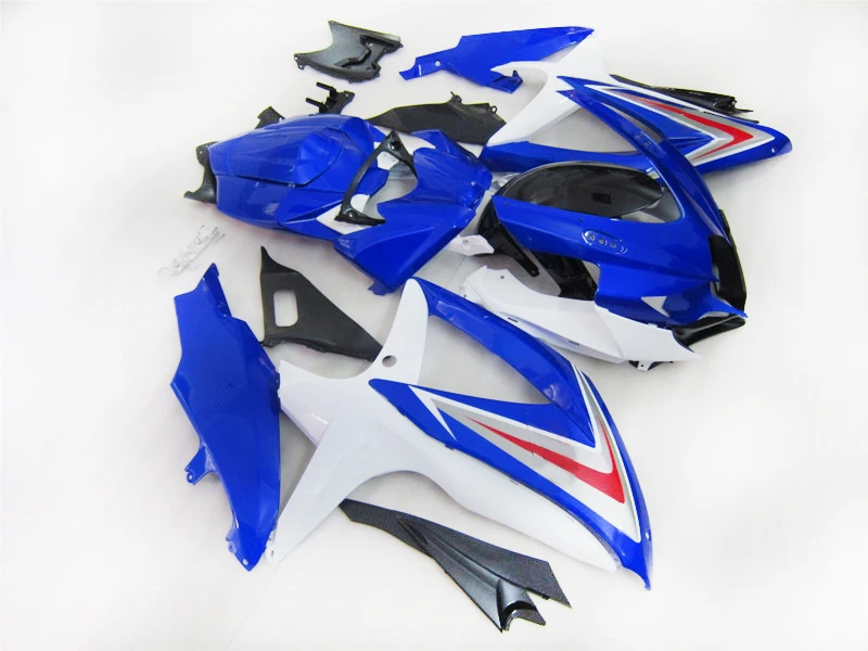 Формы для литья под заказ обтекатель для Suzuki GSXR750 K8 2008 2009 2010 GSXR 600 GSXR600 08 09 10 мотоботы черного и синего цвета Обтекатели для кузова Комплект