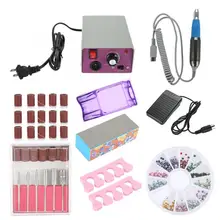 Профессиональная электрическая дрель для ногтей, маникюрный станок, набор напильников, полировщик для ногтей, педикюр, инструменты для маникюра, оборудование для маникюра