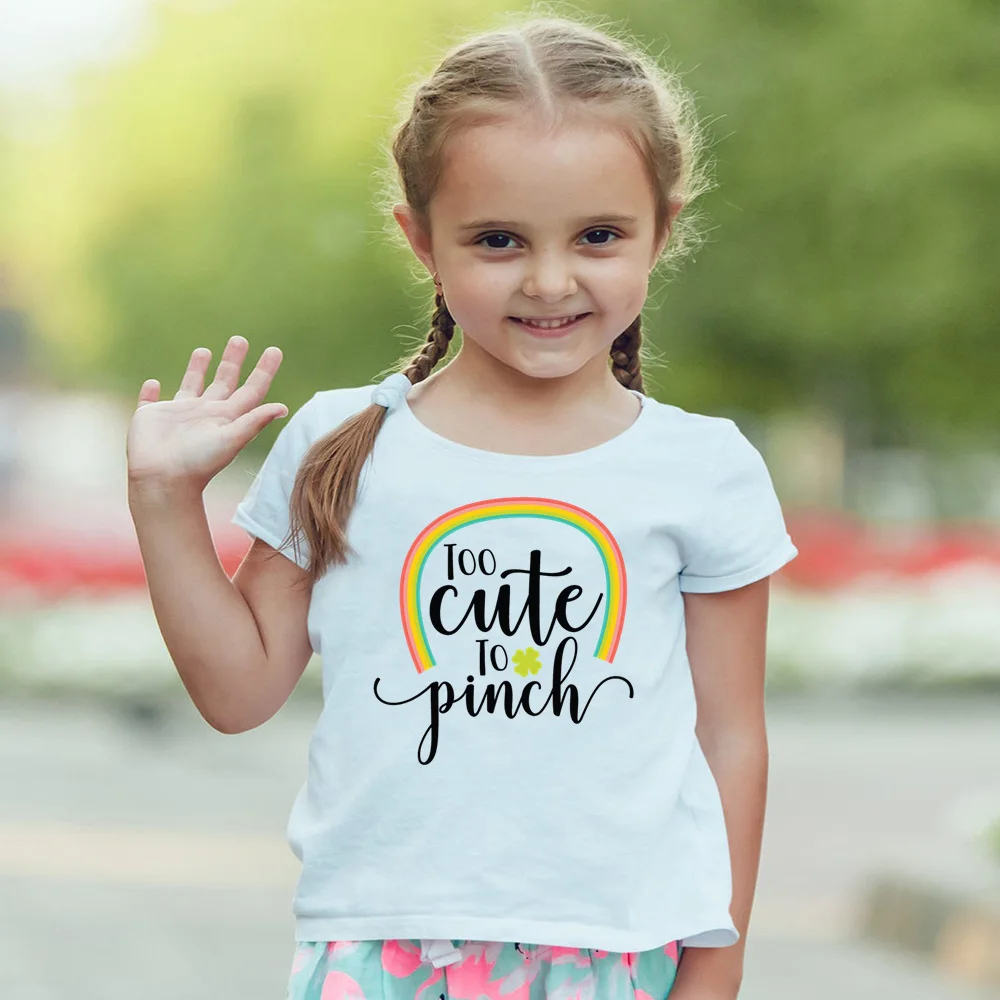 Футболка детская с принтом в стиле трилистника oHKP5387 | Мать и ребенок