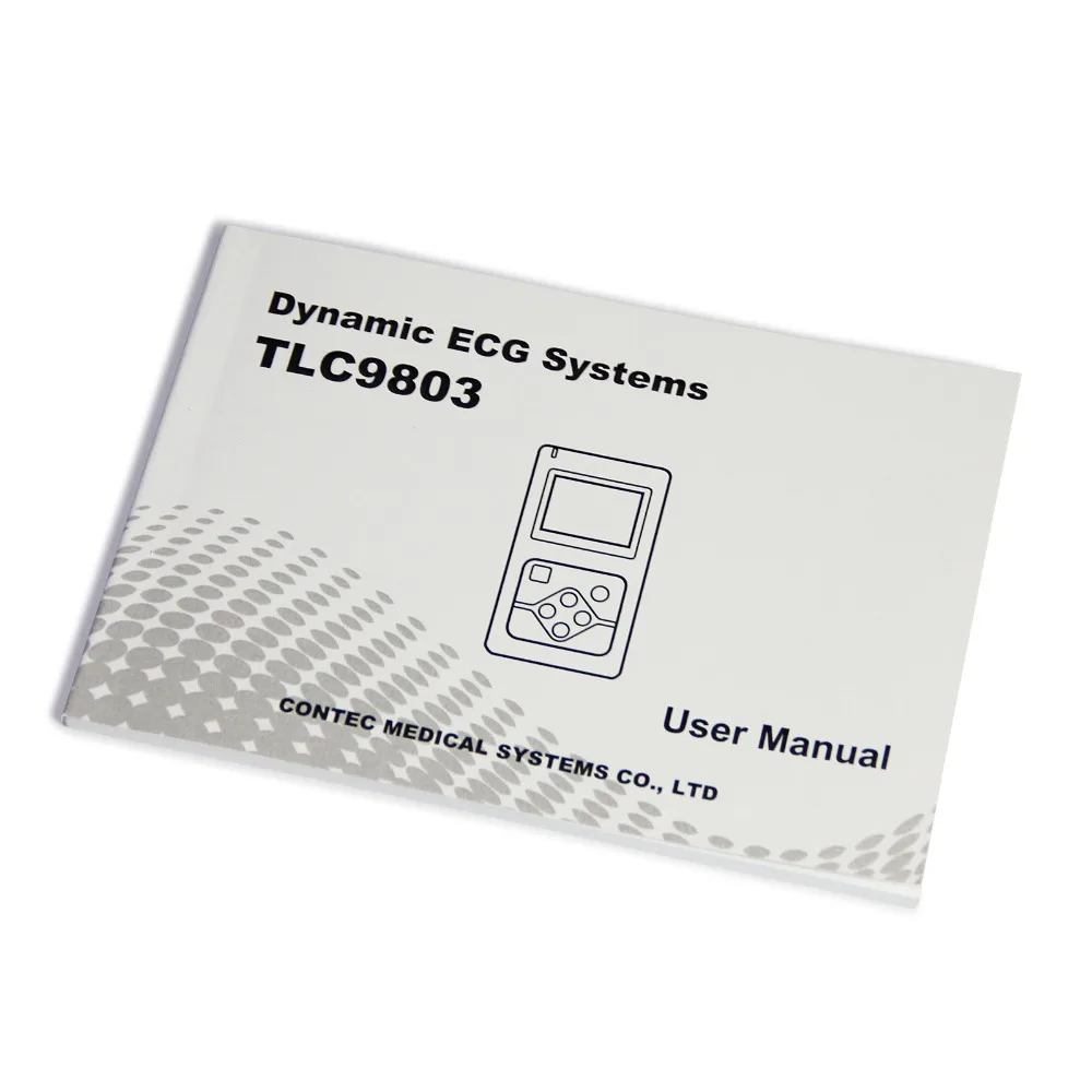 CONTEC TLC9803 3 канала записываемая машина ЭКГ Холтер система мониторинга Тестер монитор здравоохранения